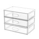 thumbnail image 1 of Cajón para maquillaje Aurblozen, acrílico transparente, 30 x 20 x 9 cm (paquete de 3), 1 of 7