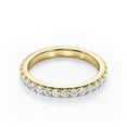 thumbnail image 3 of JeenMata Eternity Design - 0.25 TCW Round Brilliant Cut Diamond - Prong Stackable Ring - 10K Yellow Gold, 3 of 6