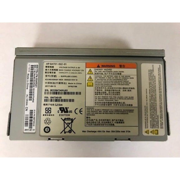IBM 85Y5898 00AR301 Battery Backup Unit for Storwize V7000 ZQ Bateria