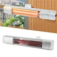 thumbnail image 2 of Chauffage Extérieur Électrique 1500 W, Chauffage d'Appoint Électrique Infrarouge pour l'Extérieur, Mural, Étanche, Chauffage de Patio Électrique, Chauffage de Patio Électrique, Chauffage Rapide, 2 of 7