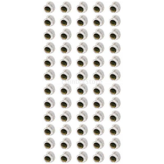 60 Piezas para Atar Moscas, de , Streamer, Señuelos , Ojos de para en Exteriores DYNWAVEMX Máscaras de peces para atar moscas