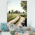 thumbnail image 2 of Designart Winding Path Leading Up To A Homestead II Canvas Wall Art, 2 of 5