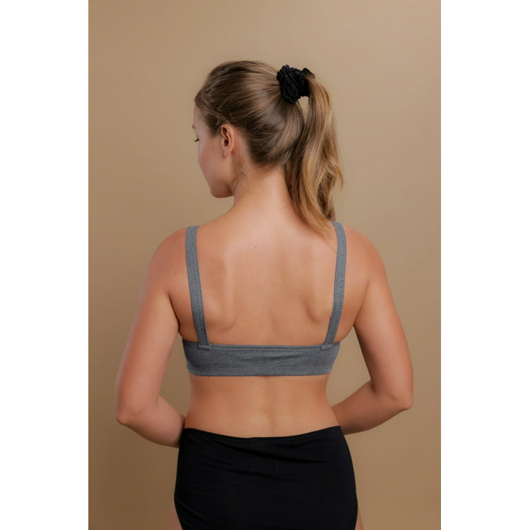 Cottonique Women's Hypoallergenic Slimfit Pullover Bra Made From 100%  Organic : : Clothing, Shoes & Accessories