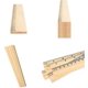 thumbnail image 5 of Paquete de 25 reglas de madera, reglas de 12 pulgadas, regla de medición de madera a granel, escala 2, 5 of 5