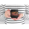thumbnail image 2 of I Got a Heart Like a Truck, Quote About Resilience After a Breakup, Groovy Retro Wavy Text Merch Gift, Black 11oz Ceramic Mug, 2 of 5