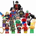 thumbnail image 1 of FunPlex City Superhero 16PCS MOC Knightly Guard Bricks, Anime Character Mini Block Set, Kids Playroom Decor Gifts, 1 of 9