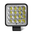 thumbnail image 2 of Luz De Trabajo Led Cuadrada Impermeable Luces De Conducción Todoterreno Para Camiones Tractores 3.3In 160W Advancent VI012436-01, 2 of 6