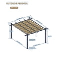 thumbnail image 2 of An Aluminum Flower And Grape Trellis, 2 of 6