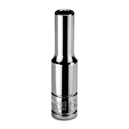 UPC: 0886352161664 | Capri Tools 5.5 mm Deep Socket  1/4 in. Drive  12-point  Metric
