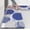 Blue, variant on KIMODE Kitchen Mats for Floor Anti Fatigue, 17"x47"+17"x29" Dahlia Floral Kitchen Floor Mats,Farmhouse Kitchen Rugs Non Slip Cushioned, Comfort Standing Desk Mat for Sink, Laundry, Desk Orange