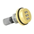thumbnail image 2 of 3-Digit Password Lock, 3-Digit Easy Installation Password Lock, Shoe Cabinet Wooden Cabinet Staff Cabinet For Mail Box Factory Home Gold 20mm/0.79in, 2 of 8