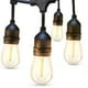 thumbnail image 1 of Cadena de luces LED adicionales para exteriores de 24 pies con bombillas Edison, 1 of 8