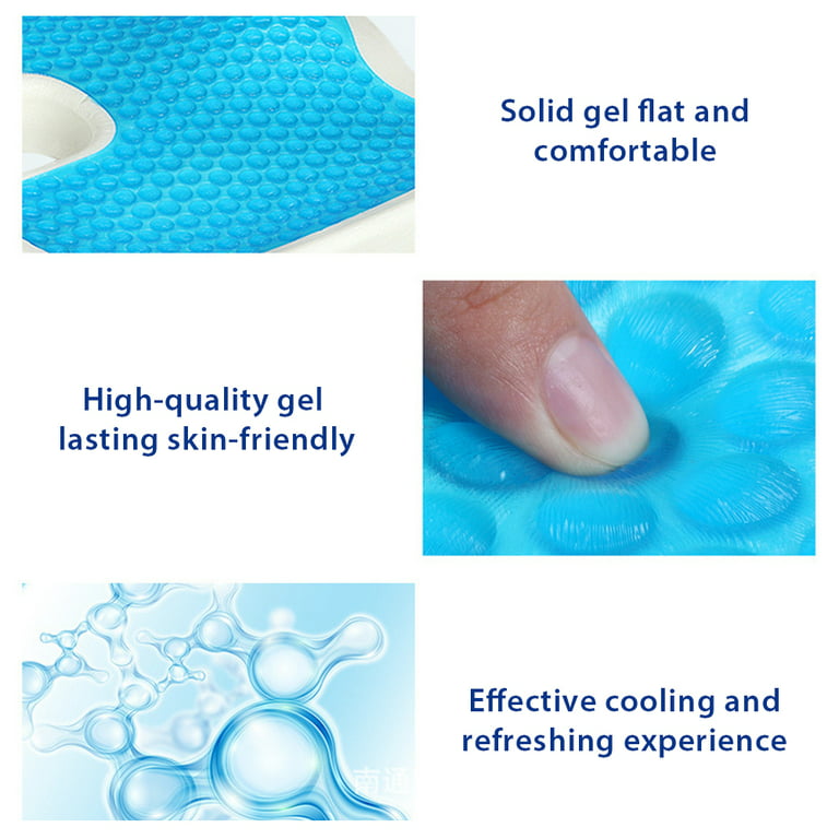 NEXPURE Memory Foam Seat Cushion Cooling Gel Butt Pillow for Tailbone Pain  Relief - Chair Cushion,Car Seat Cushion,Butt Pillow