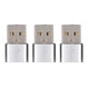thumbnail image 2 of Adaptador USB Macho A Hembra Tipo C, Accesorios De Cable De Datos De Rendimiento Estable, Paquete De 3 Para Sincronización De Teléfono Móvil, 2 of 7