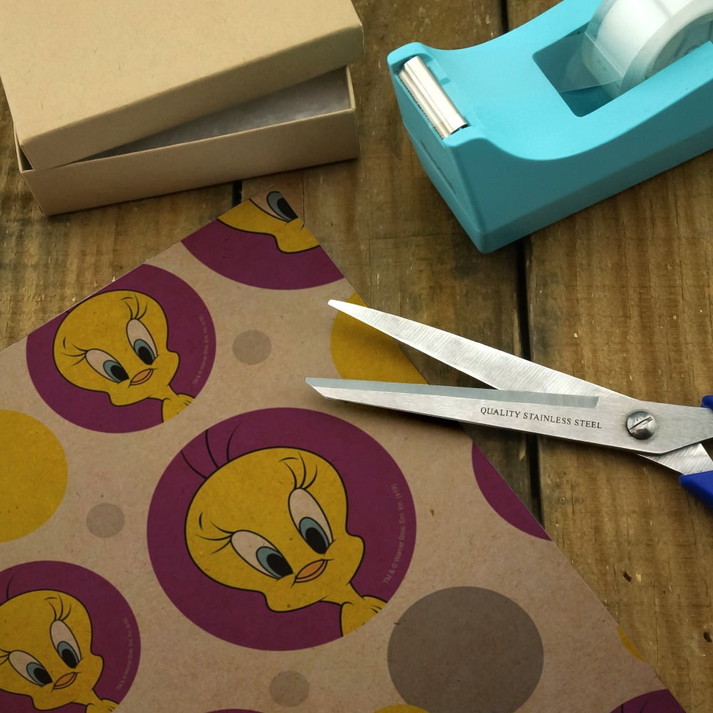 Looney Tunes Tweety Bird Premium Kraft Gift Wrap Wrapping Paper Roll