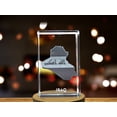 thumbnail image 3 of Iraq 3D Engraved Crystal 3D Engraved Crystal Keepsake/Gift/Decor/Collectible/Souvenir, 3 of 6