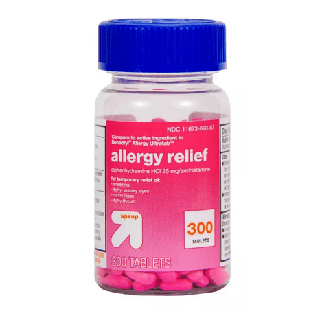 Diphenhydramine HCI Allergy Relief Tablets - 300ct - up & up