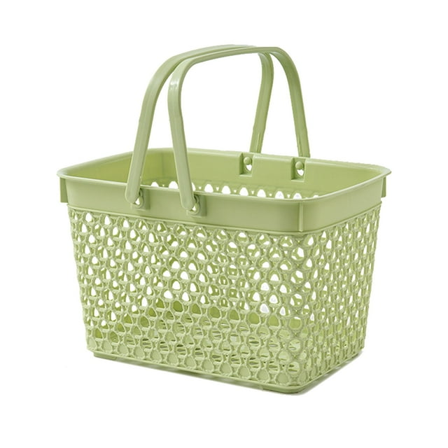 Panier de Douche Portable avec Poignée pour Salle de Bain, Cuisine, Garde-Manger, Résidence Universitaire, Rangement