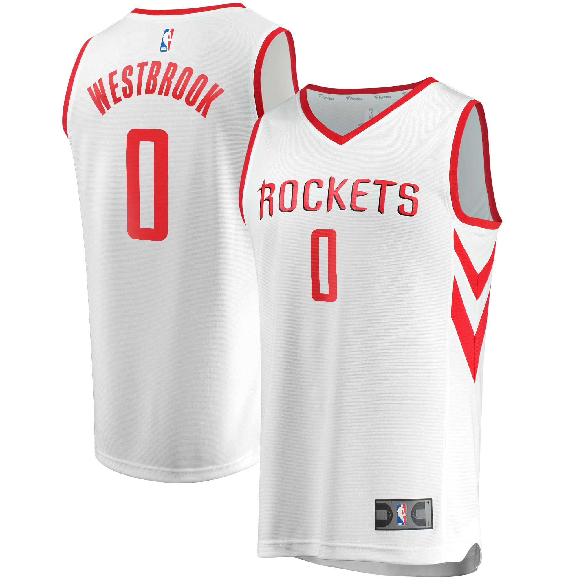 Russell Westbrook Houston Rockets Fanatics Branded Youth Fast Break Replica Jersey White - Association Edition - Walmart.com