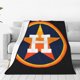 thumbnail image 1 of Manta de forro polar para sofá o cama de los Houston Astros, cálida y acogedora, ligera y mullida para todas las estaciones, para decoración del hogar y exteriores, 40 x 30 pulgadas, 1 of 5