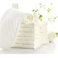 thumbnail image 2 of Happon Reusable Cloth Diaper Inserts, 30 Pcs Breathable Cotton Baby Nappies Newborn Washable Absorbent Nappy Liners for Babies and Toddlers White, 2 of 5