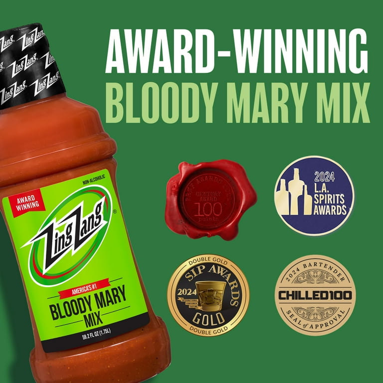Amazon.com : Zing Zang Bloody Mary Mix, 1.75L – Pack of 3