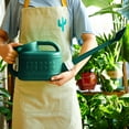 thumbnail image 2 of 1 Gallon Plastic Watering Can for Indoor & Outdoor Plants with Long Spout and Removable Rotation Sprinkler Head, Dark Green, 2 of 7