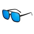 thumbnail image 2 of Guardurnaity Gafas ópticas Gafas con borde negro Accesorios de ropa de moda Estilo para protección de ojos Negro con borde azul Type3 NO3, 2 of 6