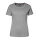 thumbnail image 1 of ID Camiseta de manga corta ajustada modelo Interlock para mujer/señora (Gris jaspeado), 1 of 2
