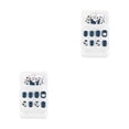 thumbnail image 4 of ziyahi False Nail Wearable Perfect Matching Simple to Wear No Irritating Odor Fake Fingernail Breathable Press Type Adjustable Paster Type 16 Type 1 F741 2Set, 4 of 6