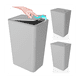 thumbnail image 2 of Bote de basura con tapa tipo prensa, pequeño y delgado, 2 of 7