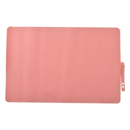 

Kneading Rolling Dough Pastry Mat Lightweight Foldable Portable Mat for Rolling Out Piecrusts Knead Dough Pink