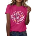 thumbnail image 2 of There Was No Way but God Made A Way Graphic Tees for Women 2026 Summer Casual Short Sleeve Crewneck Christian T Shirts, 2 of 4