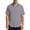 Light Gray, variant on Mens Linen Short Sleeve Shirts for Summer Beach, Casual Untucked Tops with Wrinkle Resistance Root Color XL