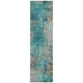 thumbnail image 2 of Addison Rugs Chantille Indoor/Outdoor Transitional Modern Teal Machine Washable Runner Rug, 2'3" x 7'6", 2 of 7