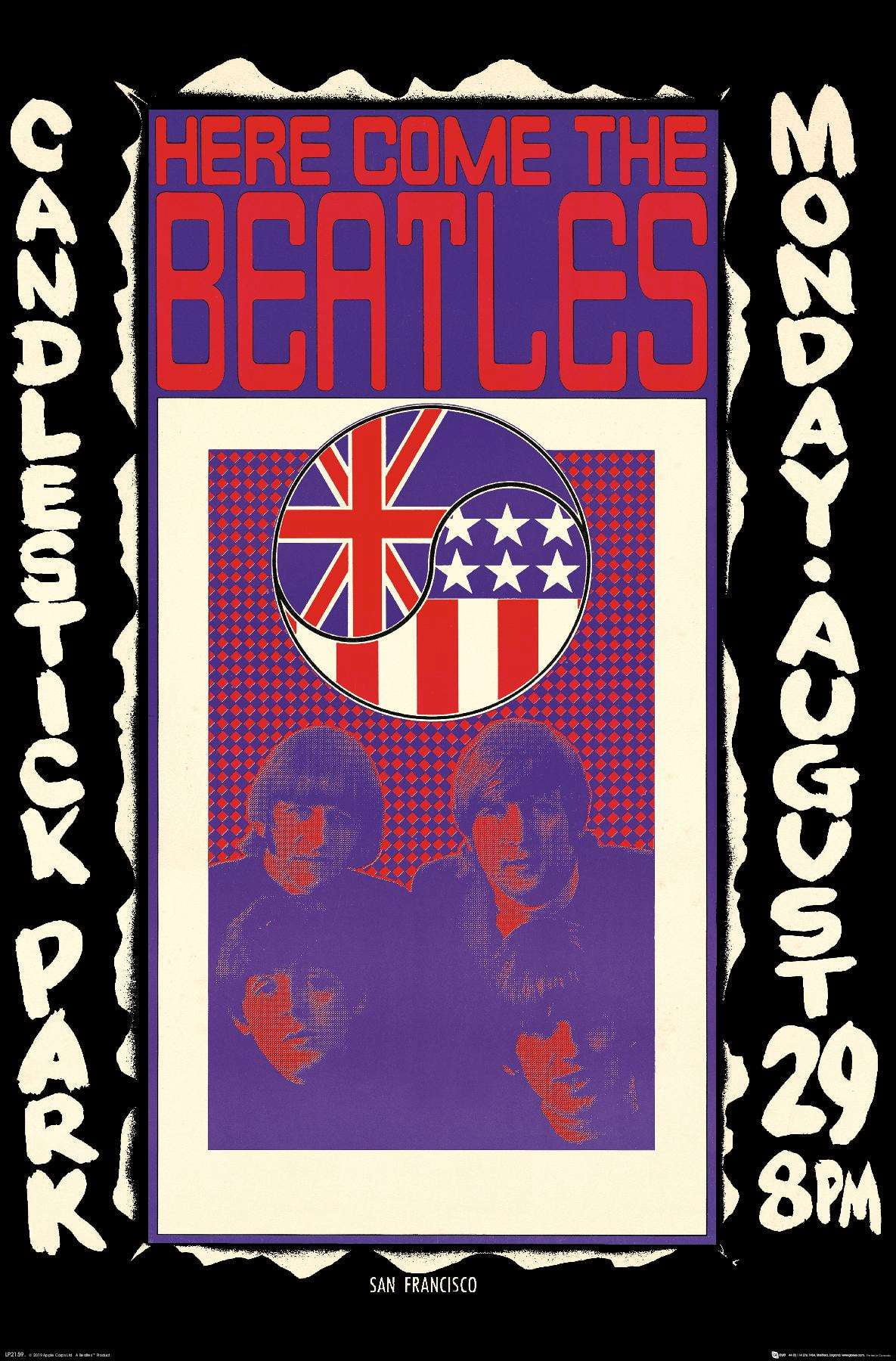 The Beatles Candlestick Park Poster