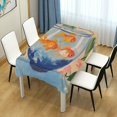 thumbnail image 4 of Yayeee Tablecloths 60" x 60" Rectangle Wrinkle Resistant Party Table Cover, Blue Goldfish Bowl, 4 of 8