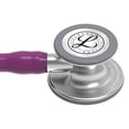 thumbnail image 3 of 3M Littmann Cardiology IV Stethoscope, Standard-Finish Chestpiece, Plum Tube, Stainless Stem and Headset, 27 inch, 6156, 3 of 4