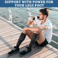 thumbnail image 3 of 3 Pairs Medical Sport Copper Compression Socks With Anti-slip Silicone for Women & Men Circulation 15-20 mmHg is Best Support for Athletic Running Cycling, Nursing, Travel, 3 of 6