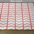 thumbnail image 6 of Ambesonne Modern Place Mats Set of 4, Chevron Lines Borders, Standard Size, Dark Coral and White, 6 of 6