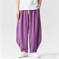 thumbnail image 2 of AnuYalue Sweatpants for Men Casual Loose Workout Pants Big and Tall Breathable Trousers Elastic Waist Solid Jogger Pants, 2 of 9