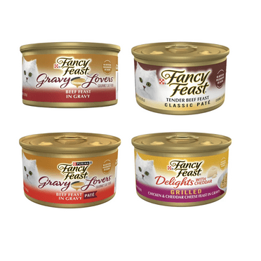 Fancy Feast Premium Cat Food 24-Flavor Variety Pack
