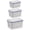 Blue, variant on Hersfrd Fruit Storage Containers for Fridge Leakproof Food Storage Containers with Removable Colander Plastic Fresh Produce Saver Keep Fruits Vegetables Berry Meat Fresh Longer (Blue 3Pcs)