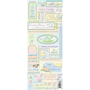 Embossed Stickers-Baby Word & Icon