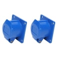 thumbnail image 2 of Industrial Power Socket 3-pin Industrial Socket Single-phase Industrial Power Socket Industrial Connector Electrical Auxiliary Materials 2Pcs Industrial Power Socket SinglePhase, 2 of 8