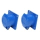 thumbnail image 5 of Toma de corriente industrial con clavija, 2 piezas, orificio para toma de corriente industrial, materiales auxiliares eléctricos, diseño fácil de usar, 5 of 9