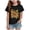 B2-Black, variant on CAUYDY Kids Girls Halloween T-Shirts Tee, Short Sleeve Cute Pumpkin Ghost Daisy Print Crew Neck Fall Casual Tops for Kids Sizes 9-10 Years