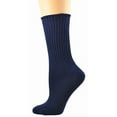 thumbnail image 5 of Sierra Socks Boys Girls Crew School Socks, Midweight Organic Cotton Fit, 3 Pairs Included, 5 of 8