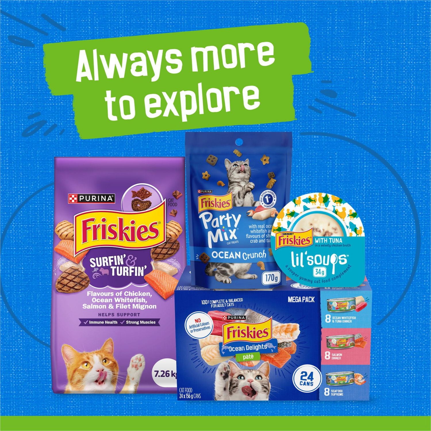 Friskies Pate Seafood Supreme, Wet Cat Food 156g, 156 g