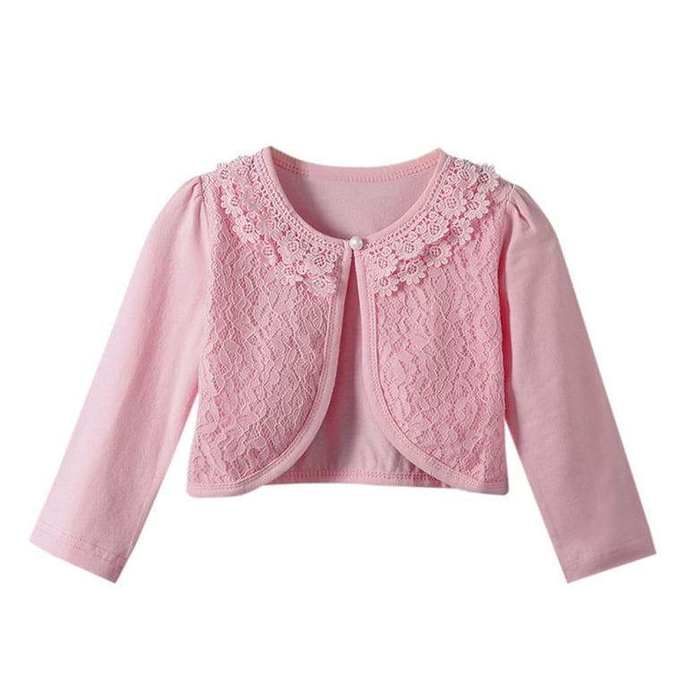 Baby pink deals shrug cardigan